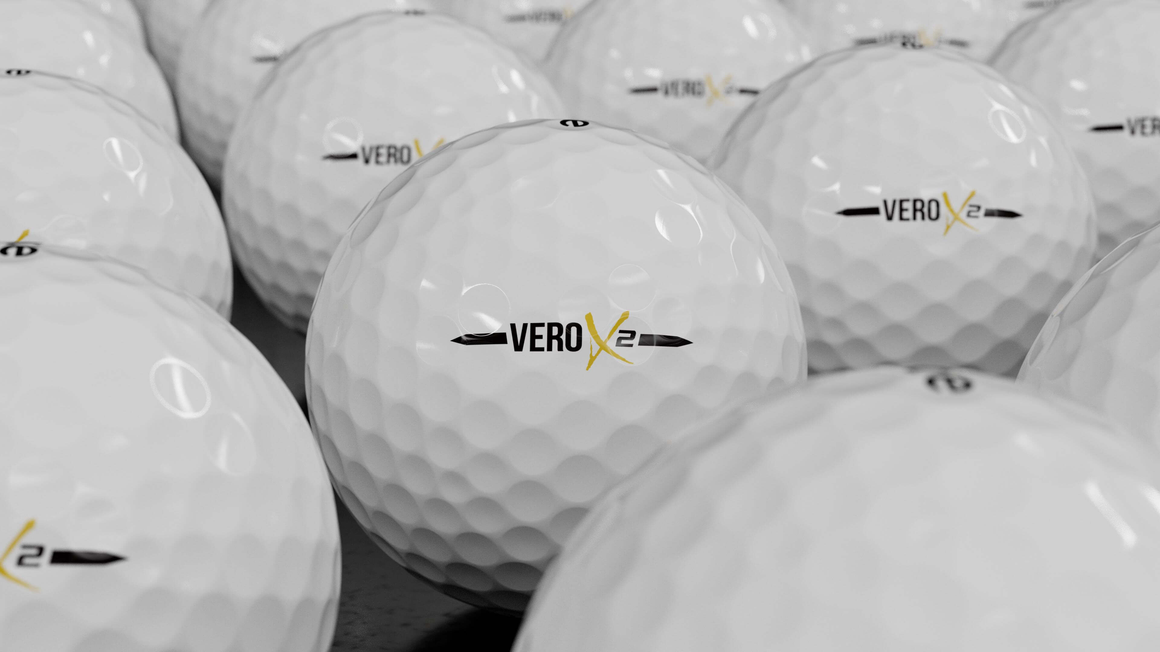 OnCore Vero X2 golf balls, dark